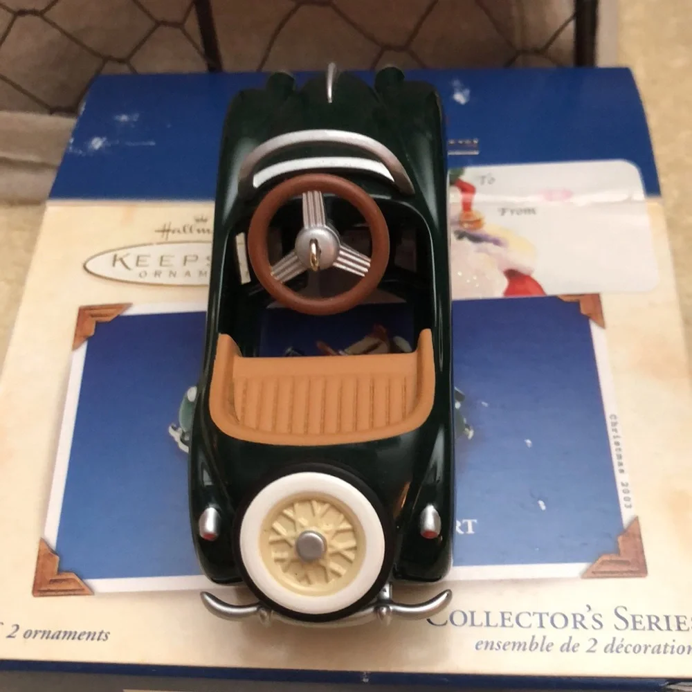 NIB 2003 Hallmark Keepsake Ornament 1949 Gillham Sport with golf bag orn…